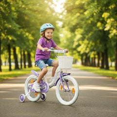 Bicicleta Rodado 16 Stark Love V Brakes Acero Aluminio Violeta 16