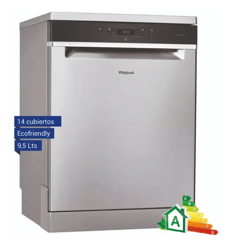 Lavavajillas 14 Cubiertos Whirlpool Wlv14sy Sense Plateado