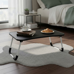 Mesa Bandeja Plegable Para Desayuno Base Notebook Negra