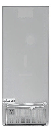 Heladera Telefunken Tfk-hd22 Con Dispenser 220l Silver Plateado