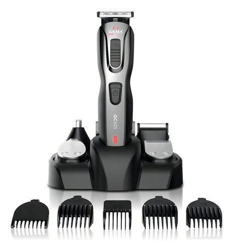 Cortadora De Pelo Ga.ma Multi-estilo Gc625 Set Ga.ma Negro/plata