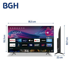 Smart Tv Led Fhd 43 Bgh Vidaa B4325fh5