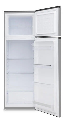 Heladera Top Mount Cíclica Siam Hsi-ct260x 244lts Inox Gris