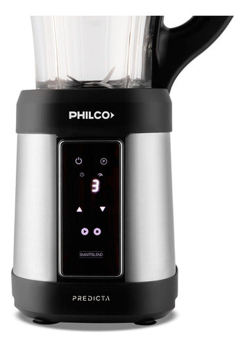 Licuadora De Vaso Digital Philco Lv24s3php Silver 600w 1.75l Gris