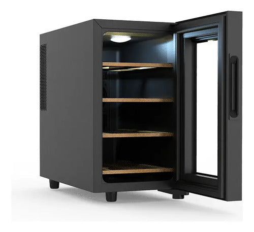 Cava De Vinos Vondom Para 8 Botellas Con Estantes De Madera