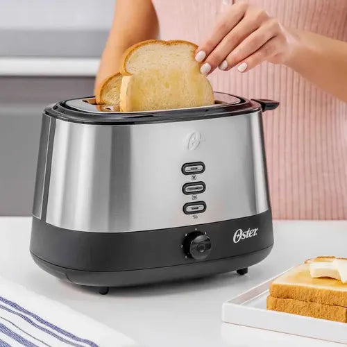 Tostadora Oster Tr500 Color Plateado