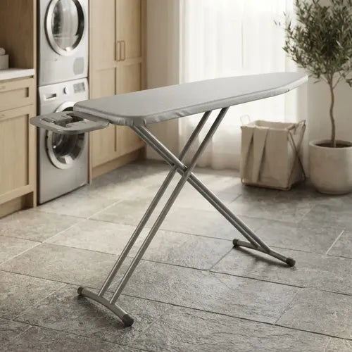Tabla De Planchar Plegable 141 x 86cm de 6 Alturas Porta Plancha