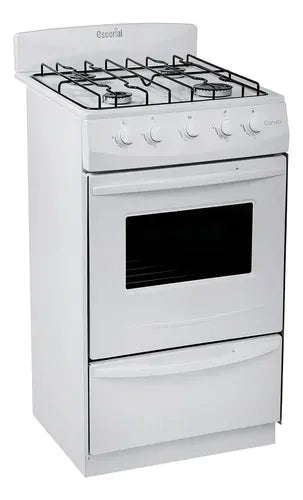 Cocina Candor Escoríal S2 Gas Licuado 50cm V Seguridad Blanco