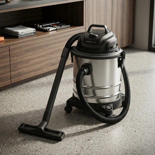 Aspiradora Kanji Kjh-vc20l004 Sopladora 3 En 1 Polvo Liquido Plateado