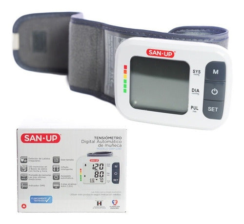 Tensiómetro Digital De Muñeca Automático San-up Dbp-2261