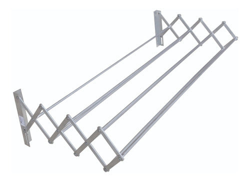 Tendedero Plegable Pared Acordeón Aluminio 80cm Botafogo