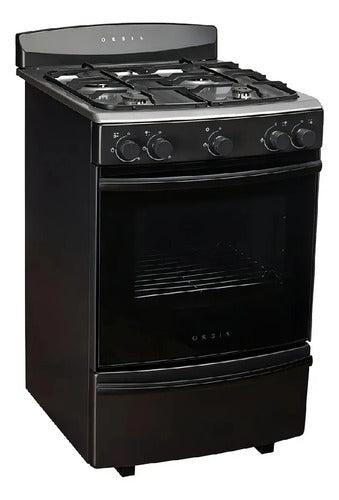 Cocina A Gas Orbis 938gp4m Grafito De 55cm 4h Grafito
