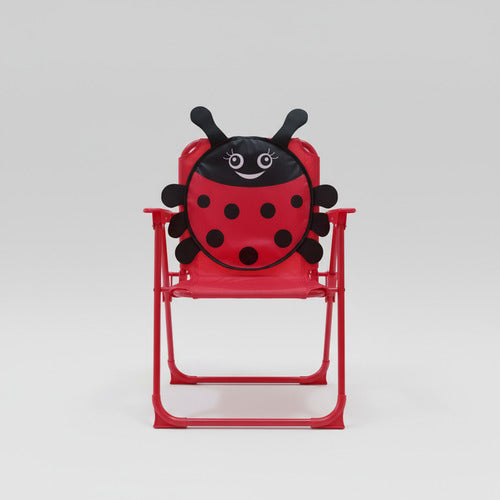 Silla Reposera Infantil Niños 1 Posicion Vaquita San Antonio Rojo