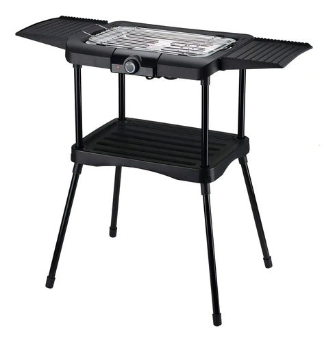 Parrilla Electrica Kanji Zonda De 2000w Desmontable Inox Negro