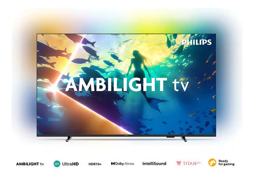 Smart Tv Led 55 4k 55pud8100 Titan Os Ambilight - Philips