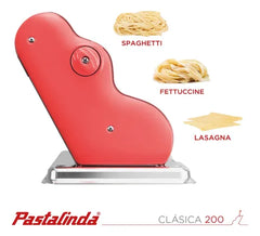 Maquina De Pastas Acero Inox Pastalinda Clásica 200 Coral