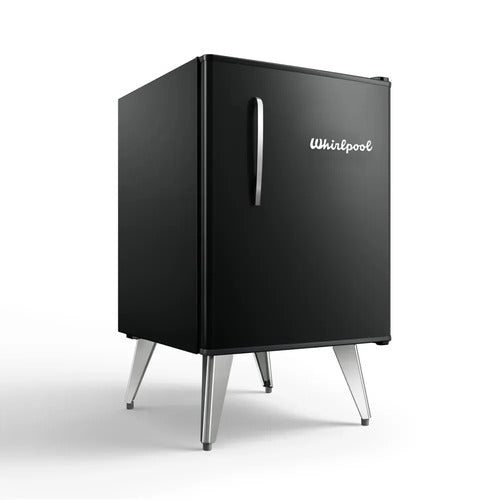 Heladera Whirlpool Retro Negra 80 / 76 Lts Negro