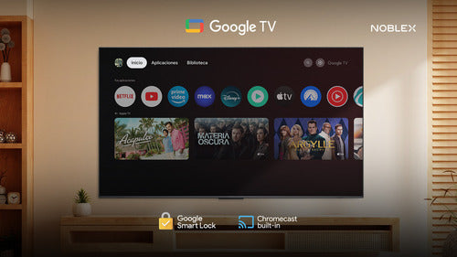 Smart Tv Noblex 75 4k Led Google Tv Dv75x8580 Wifi Bluetooth Hdr Hdmi