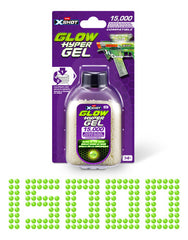 Recarga Gellet Hypergel X-shot De 15000 Municiones Fluo Verde Lima