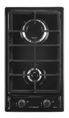 Anafe De Empotrar Multigas Ormay Top Gourmet Carmin N Negro Negro