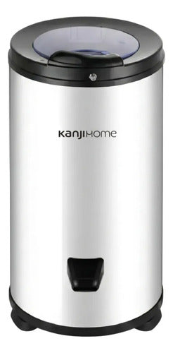 Secarropas Centrífugo Eléctrico Kanji Tambor Acero Inox 3kg 2800rpm Gris