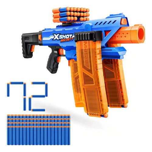 Pistola X-shot Insanity Motorised Clip Blaster 7601