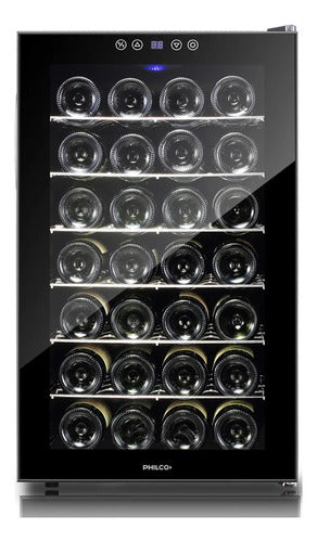Cava Termoeléctrica De Vinos De 28 Botellas Philco Phcav028n