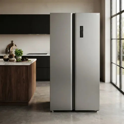 Heladera Side By Side Tcl P520sbn Inverter No Frost Inox Inoxidable