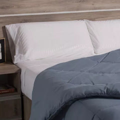 Juego Sabanas King Size Vivendi Premium Blanco 300 Hilos Cts Blanco Liso