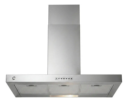 Campana Extractora De Pared Cata Sk9000x De 90cm Gris