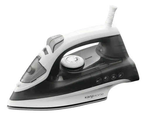 Plancha Vapor Kanji Kjh-pl1603 1600w Ceramica Vapor Vertical Gris