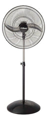 Ventilador De Pie Liliana Vp25m Negro 2 Palas Plateado 25 Diámetro 25   Material De Las Aspas Metal