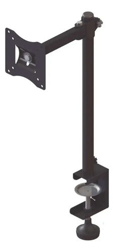 Soporte Tv Nakan Spl 520e Escritorio Extensible Y Giratorio Negro