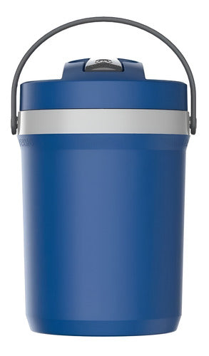 Jarra Térmica Fliptop Termolar Bidón 2,5 Litros Camping Azul