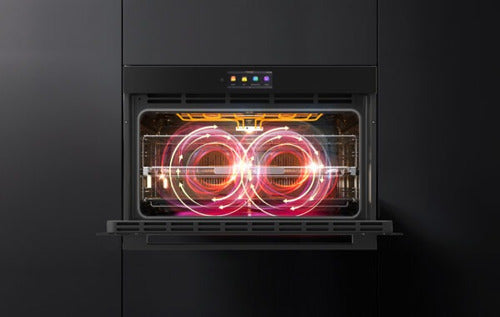 Horno Electrico Empotrar Ormay He90s5 Clase A 90cm Air Fry Negro