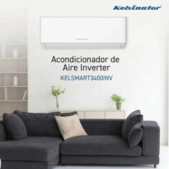 Aire Acondicionado Split F/c Kelvinator Kelsmart3400inv Blanco