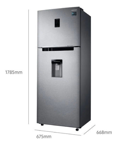 Heladera Freezer Superior Samsung No Frost 382 L Rt38k5932sl Color Inox