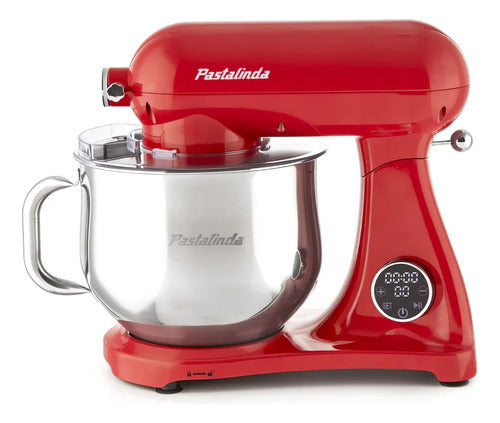 Batidora Planetaria De Pie Pastalinda Cucina 10 Vel 8l 1200w Rojo 50