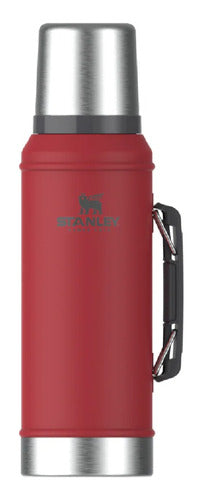 Termo Stanley Clásico 950ml Inx Manija Tapon Cebador Rojo Ct