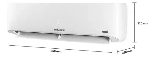 Aire Acondicionado Split Hitachi F/c Hsrp3300fceco-f 3300w Blanco