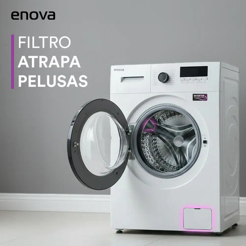 Lavarropas De Carga Frontal Enova Le06f11-bl 6kg Blanco