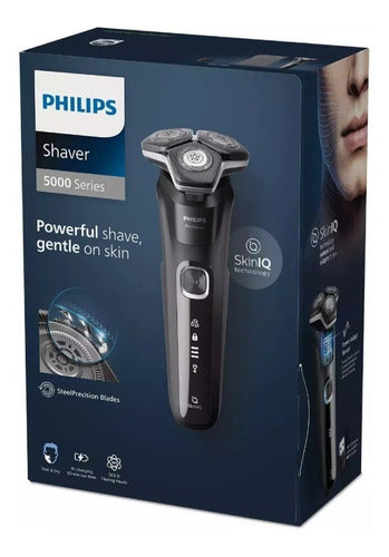 Afeitadora Corta Barba Húmedo Y Seco Philips S5898/17 Negro Profundo
