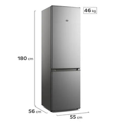 Heladera Gafa 265l Bottom Freezer Puerta Reversible Plata Hgbf270p Plateado