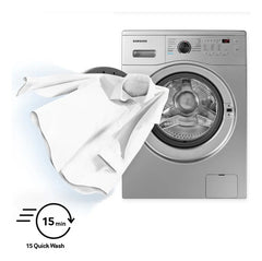 Lavarropas Automático Samsung Inverter 6.5 Kg Silver Plateado