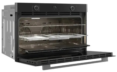 Horno Eléctrico Ormay He-90 S3 Negro 90cm Convector Mecanico