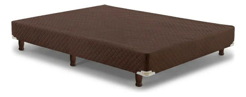 Base Sommier De 2 Plazas Cannon De 190x140x21 Cm Marrón