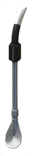Bombilla Para Mate Stanley Original Spoon Inox Negro Sin Bpa