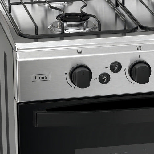 Cocina Ormay Luma Acero Inoxidable Color Plateado