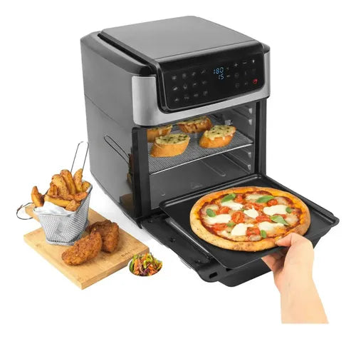 Horno Y Freidora De Aire Liliana Af950 Aircook 11,7l 11 Prog Plateado