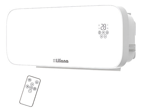Caloventor Vidrio Pared Tipo Split Liliana C951 Smartheat Blanco